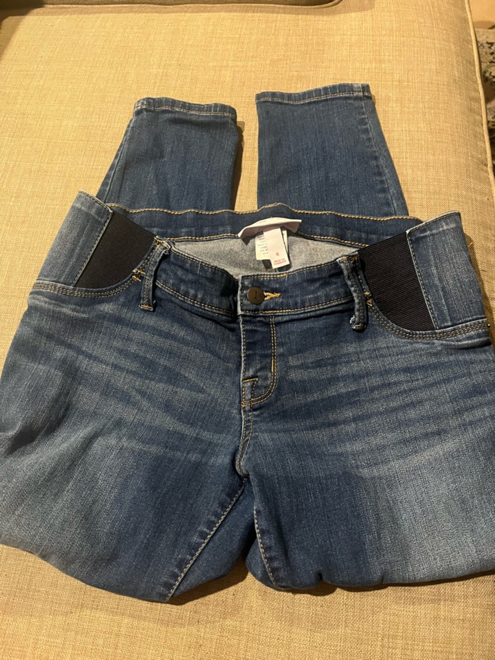 Isabel Maternity by Ingrid & Isabel Dark Blue Skinny Jeans